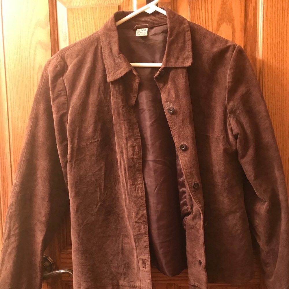 Brown Leather Jacket size Medium